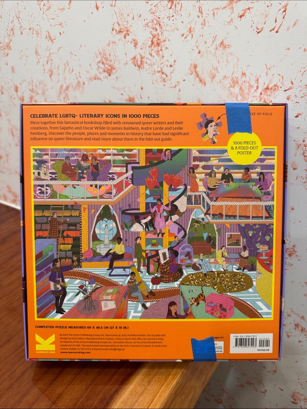 Laurence King The World of Queer Stories - 1000 Piece Puzzle - Picture 2 of 2